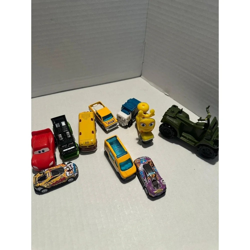 Diecast Multicolor Car, Truck, Bus, Motorcycle & ATV Toy Vehicle Lot